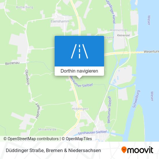 Düddinger Straße Karte