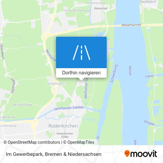 Im Gewerbepark Karte