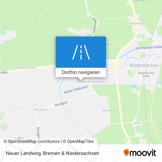 Neuer Landweg Karte