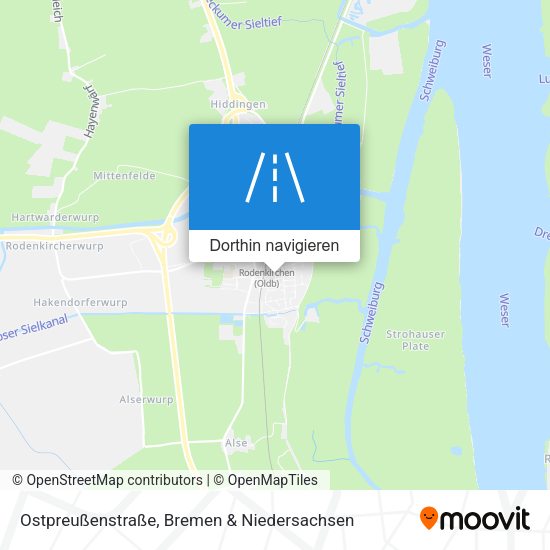 Ostpreußenstraße Karte