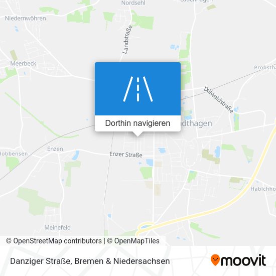 Danziger Straße Karte