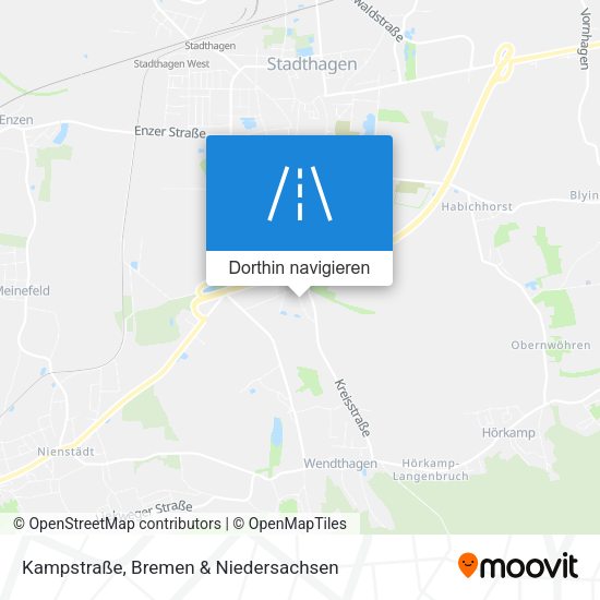 Kampstraße Karte