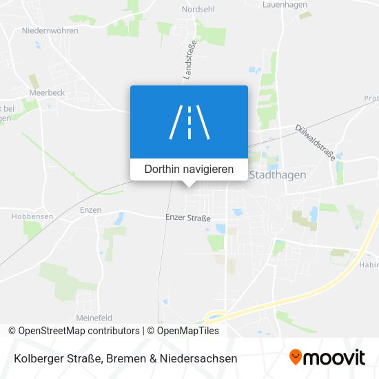 Kolberger Straße Karte