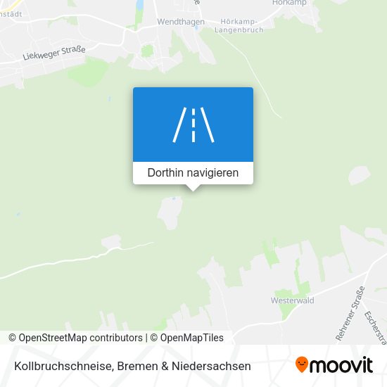 Kollbruchschneise Karte