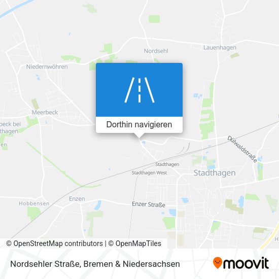Nordsehler Straße Karte