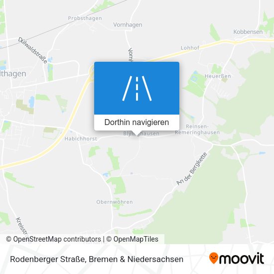 Rodenberger Straße Karte