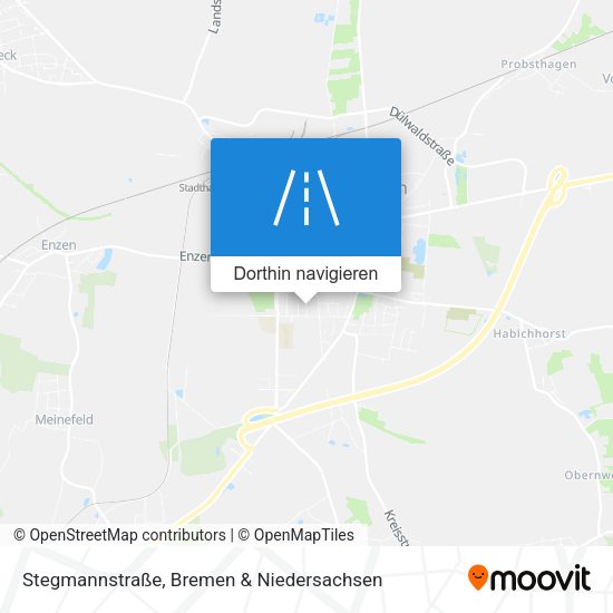 Stegmannstraße Karte