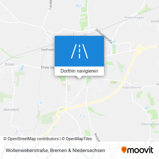 Wollenweberstraße Karte