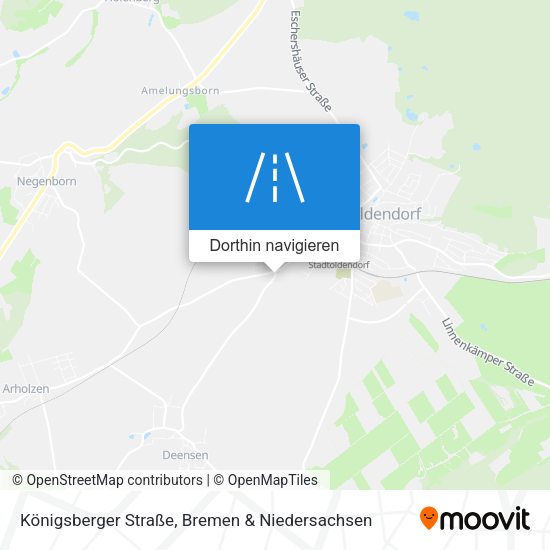 Königsberger Straße Karte