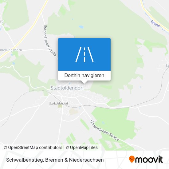 Schwalbenstieg Karte