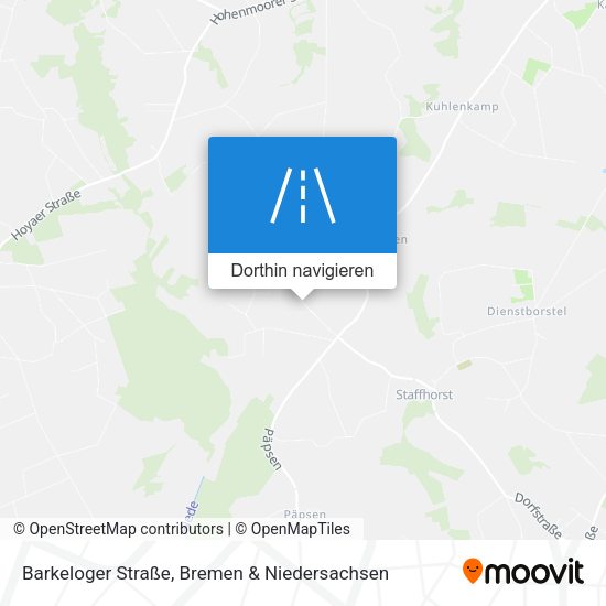 Barkeloger Straße Karte