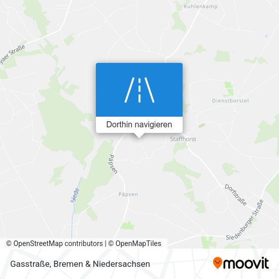 Gasstraße Karte