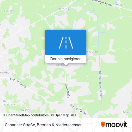 Cabanser Straße Karte