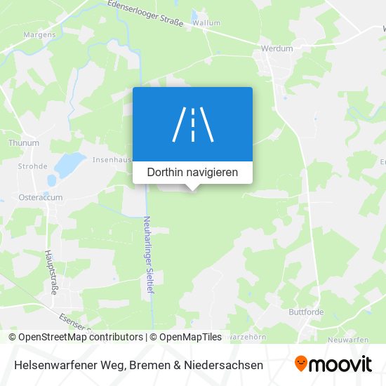 Helsenwarfener Weg Karte