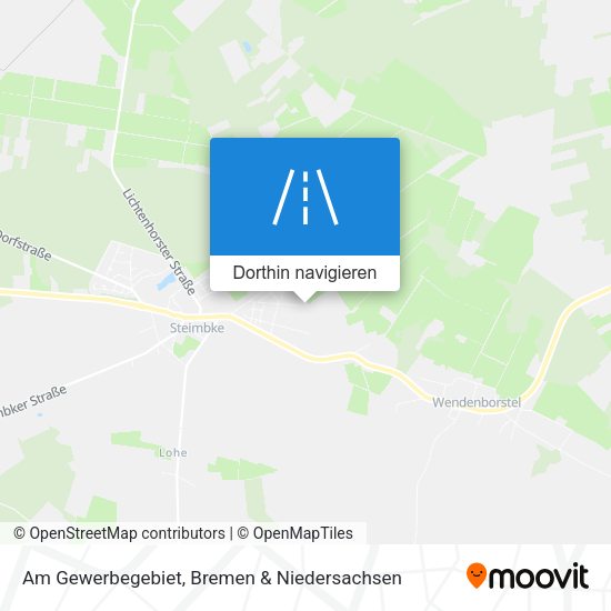 Am Gewerbegebiet Karte