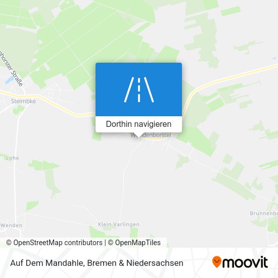 Auf Dem Mandahle Karte