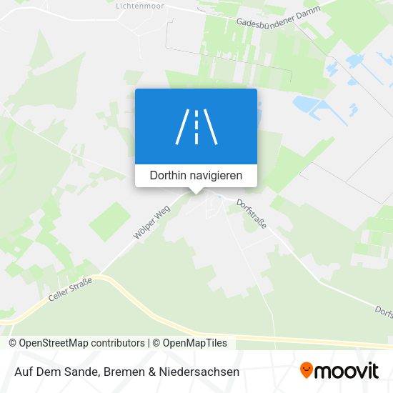 Auf Dem Sande Karte