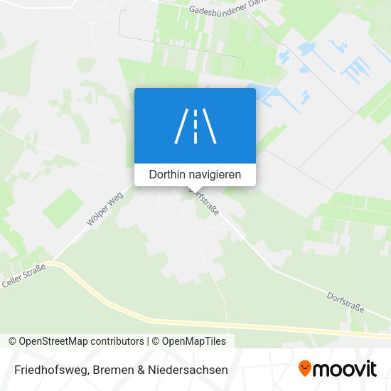 Friedhofsweg Karte