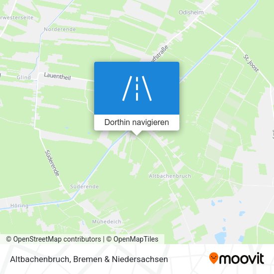 Altbachenbruch Karte