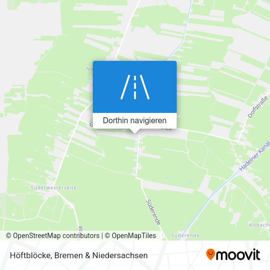Höftblöcke Karte
