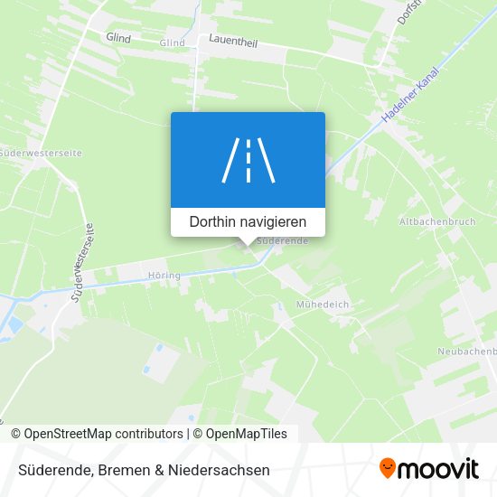 Süderende Karte