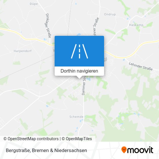Bergstraße Karte
