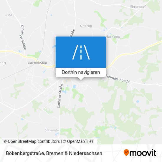 Bökenbergstraße Karte