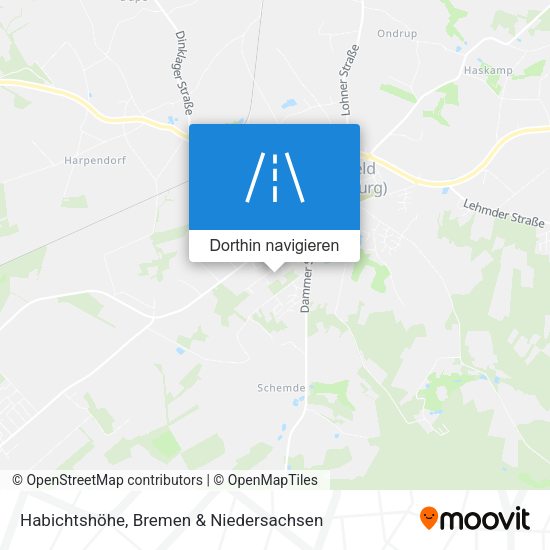 Habichtshöhe Karte
