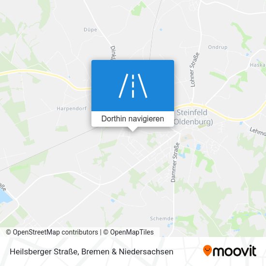 Heilsberger Straße Karte