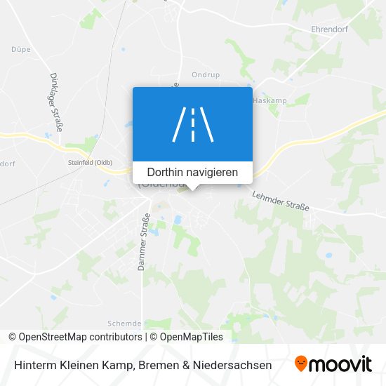 Hinterm Kleinen Kamp Karte