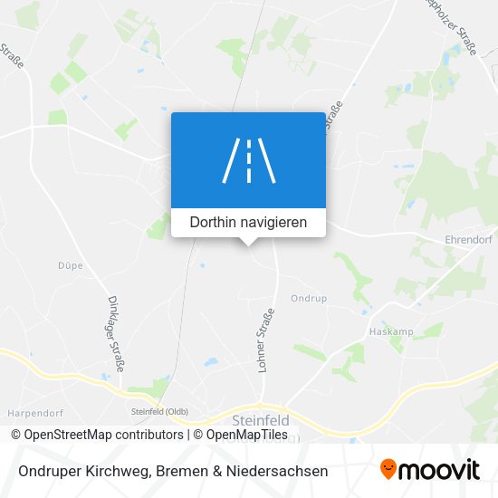 Ondruper Kirchweg Karte
