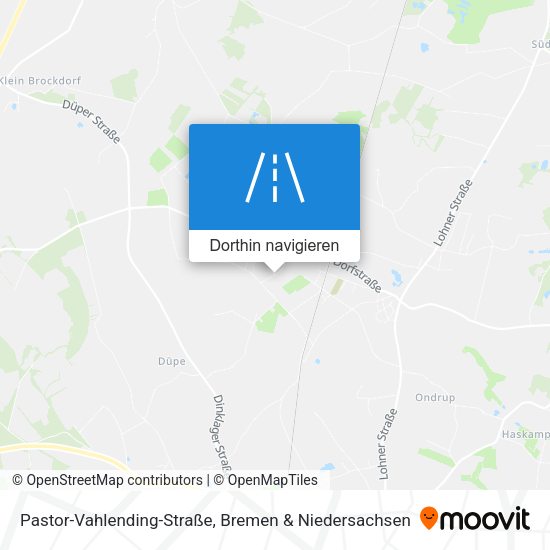 Pastor-Vahlending-Straße Karte