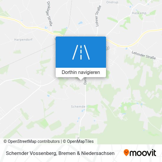 Schemder Vossenberg Karte