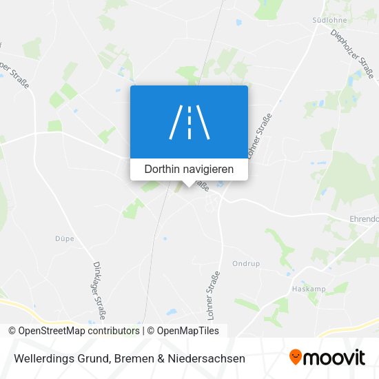 Wellerdings Grund Karte