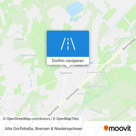 Alte Dorfstraße Karte