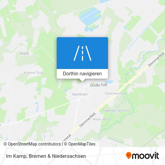 Im Kamp Karte