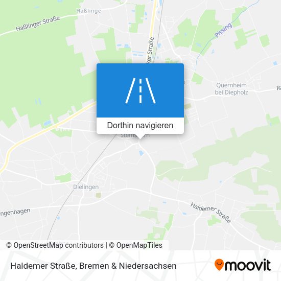 Haldemer Straße Karte