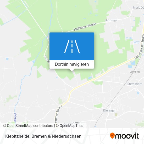 Kiebitzheide Karte