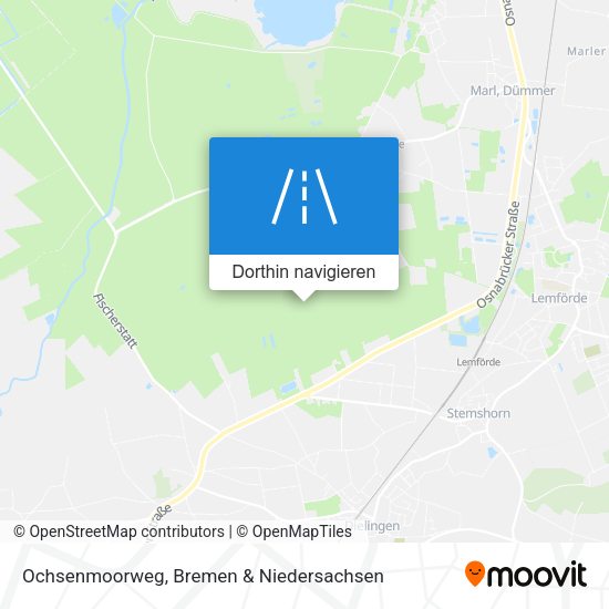 Ochsenmoorweg Karte