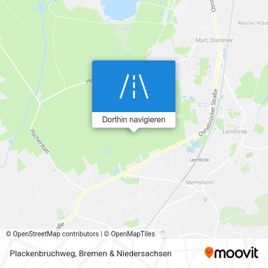 Plackenbruchweg Karte