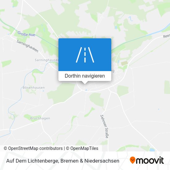Auf Dem Lichtenberge Karte