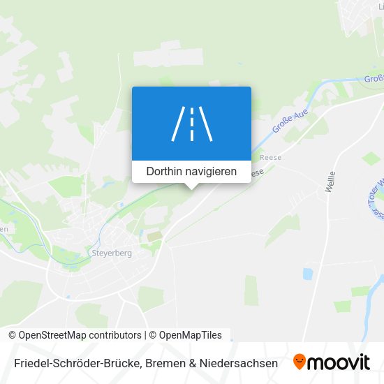 Friedel-Schröder-Brücke Karte