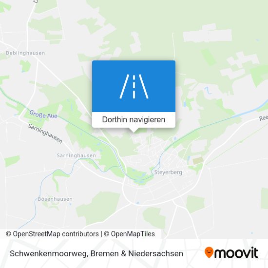 Schwenkenmoorweg Karte