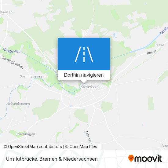 Umflutbrücke Karte