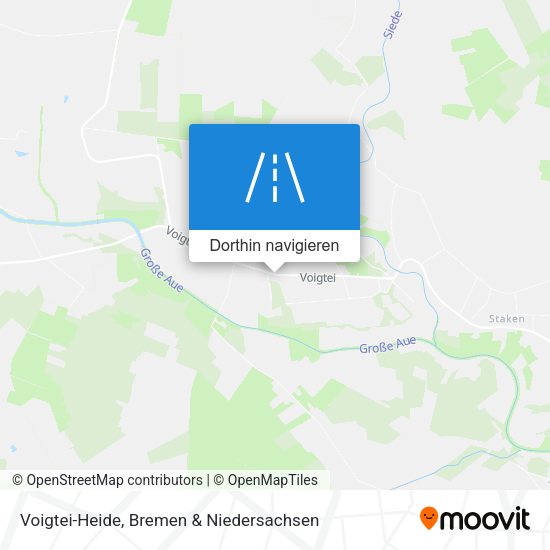 Voigtei-Heide Karte