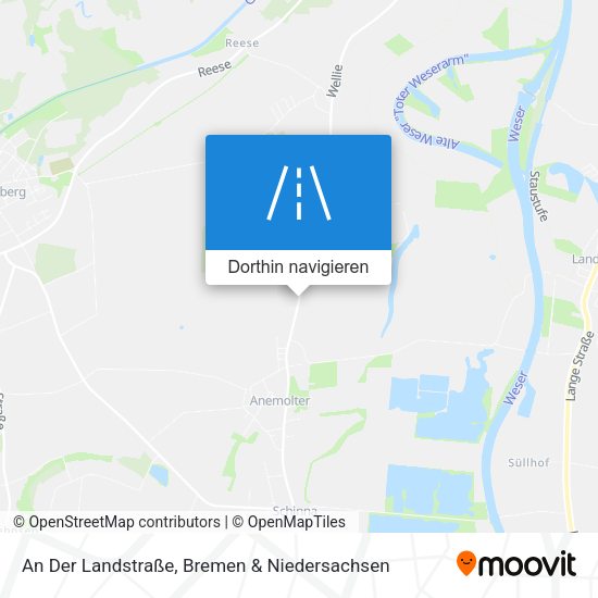 An Der Landstraße Karte