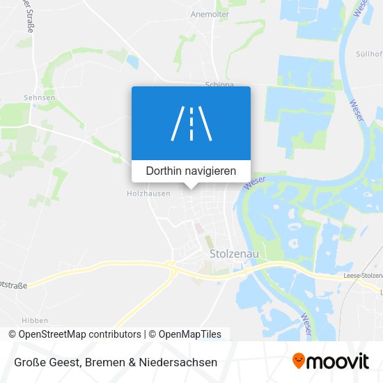 Große Geest Karte