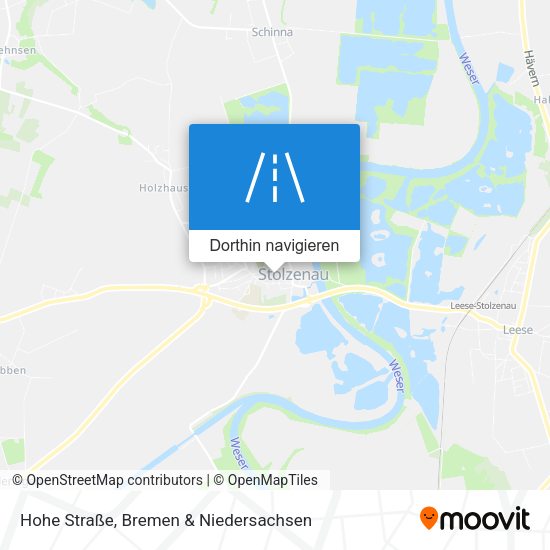 Hohe Straße Karte