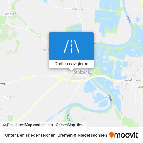 Unter Den Friedenseichen Karte