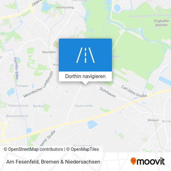 Am Fesenfeld Karte